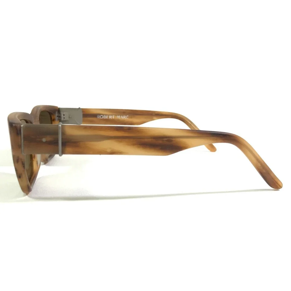 Robert Marc Sunglasses 678-269M Matte Brown Horn Frames with Brown Lenses
